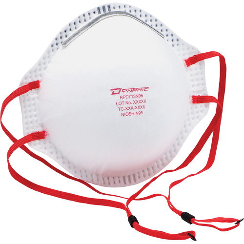 Respirateur contre les particules Dynamic, N95, Certifi&eacute; NIOSH, Taille unique Pronet Distribution
