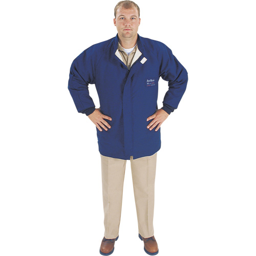 Arc Flash Jacket, Medium, Blue, 40 cal/cm² Pronet Distribution