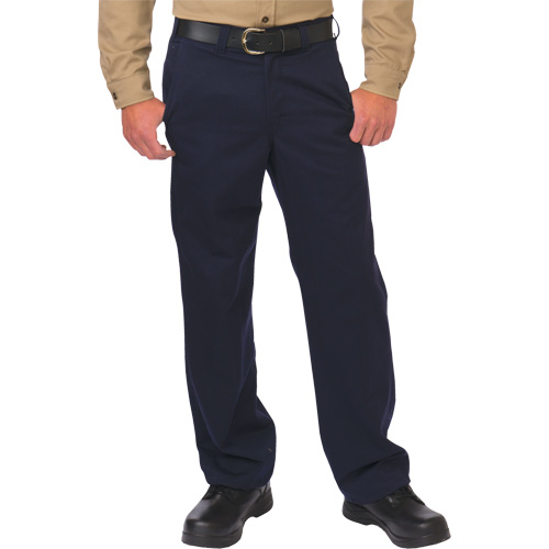 Pantalon de travail de protection contre l'arc &eacute;lectrique, 28, x 26, Bleu marin, 12,4 cal/cm2 Pronet Distribution