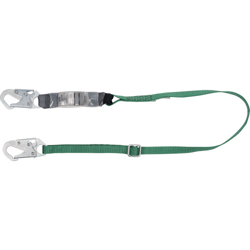 V-Series Lanyard, 6', Snap Hook Center, Snap Hook Leg Ends, Polyester Pronet Distribution