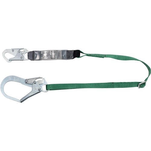 V-Series Lanyard, 6', Rebar Hook Center, Snap Hook Leg Ends, Polyester Pronet Distribution