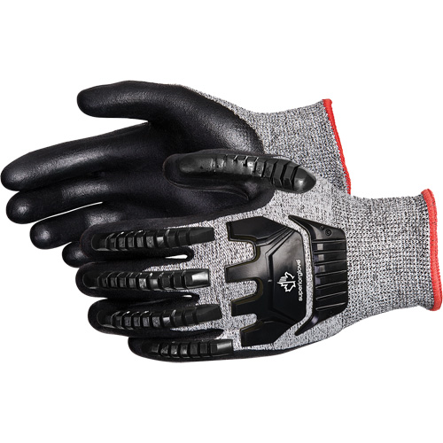TenActiv Anti-Impact Cut-Resistant Composite Knit Gloves, 6, Synthetic Palm, Knit Wrist Cuff Pronet Distribution