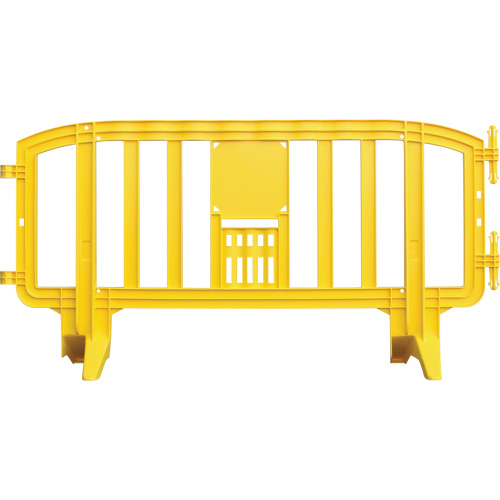Barricade Movit, Emboîtables, 78" lo x 39" h, Jaune Pronet Distribution