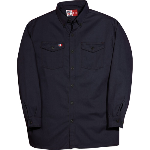 Westex UltraSoft&reg; Button Down Shirt, Medium (Tall), Navy Blue Pronet Distribution
