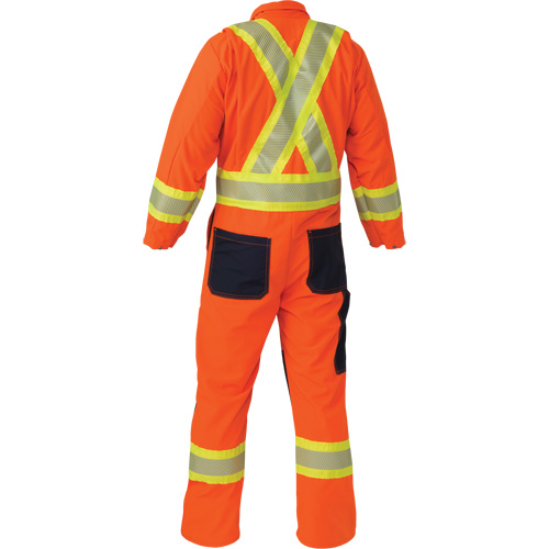 Ripstop Coveralls, 2X-Large, High Visibility Orange Pronet Distribution