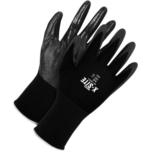 Coated Gloves, 10, Bi-Polymer Coating, 15 Gauge, Nylon Shell Pronet Distribution