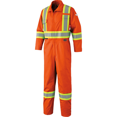7705 Combinaison haute visibilit&eacute; FR-Tech, Taille 36, Orange Pronet Distribution
