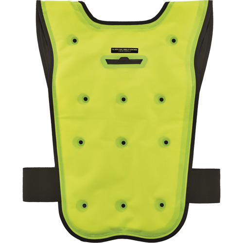 Veste refroidissante &agrave; &eacute;vaporation s&egrave;che &eacute;conomique Chill-Its 6687, Grand/T-Grand, Jaune lime haute visibilit&eacute; Pronet Distribution