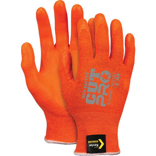 Gants r&eacute;sistants aux coupures, Taille T-petit, Calibre 13, Rev&ecirc;tement Mousse de nitrile, Enveloppe en Kevlar, ASTM ANSI niveau A4 Pronet Distribution