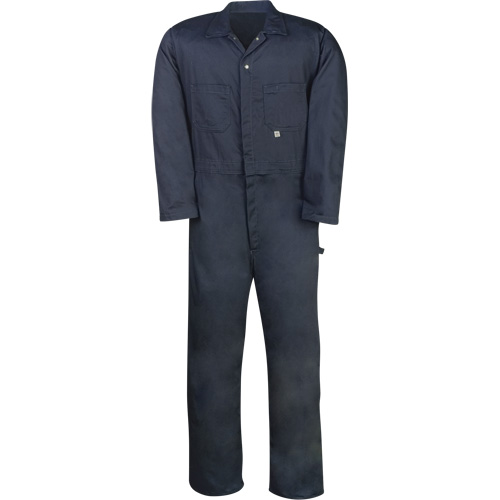 Industrial Work Coveralls, Men's, Navy Blue, Size 36 Pronet Distribution