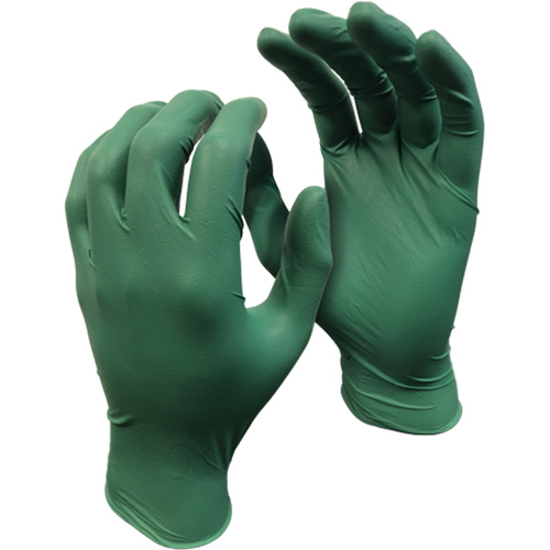 5559PF Green Monkey Gloves, Small, Nitrile, 4-mil, Powder-Free, Green Pronet Distribution