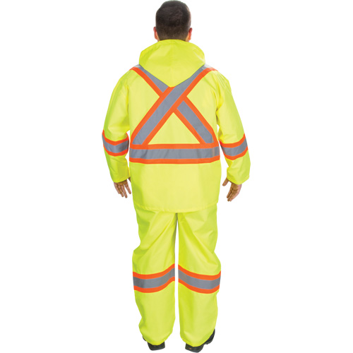 V&ecirc;tements imperm&eacute;ables RZ1000, Polyester, Petit, Jaune lime haute visibilit&eacute; Pronet Distribution