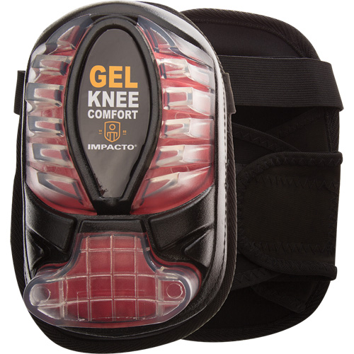 All-Terrain Knee Pads, Hook and Loop Style, Plastic Caps, Gel Pads Pronet Distribution