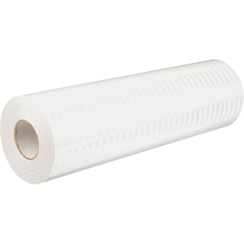 High Intensity Prismatic Grade Reflective Sheeting, 2" W x 150' L, 19 mils, White Pronet Distribution