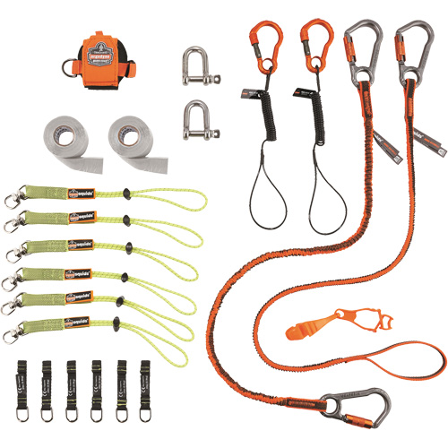 Squids&reg; 3187 Scaffolder's Tool Tethering Kit Pronet Distribution