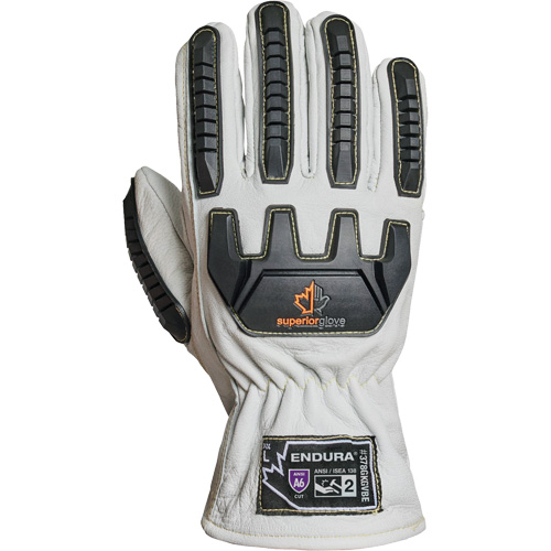 Endura&reg; 378GKGVBE Cut & Impact Resistant Gloves, Small, Goatskin Palm, Driver Cuff Pronet Distribution