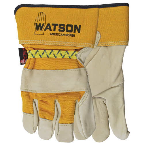 American Roper Gloves, Large, Grain Cowhide Palm, Cotton Inner Lining Pronet Distribution