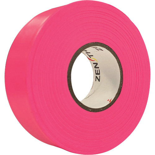 Ruban de signalisation, 1,1875" la x 164' lo, Rose fluorescent Pronet Distribution
