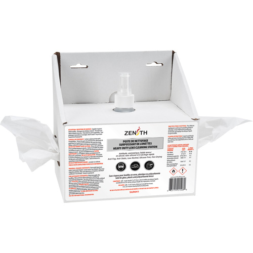 Poste jetable de premi&egrave;re qualit&eacute; pour nettoyage de lentilles, Carton, 8" lo x 4" p x 8" h Pronet Distribution