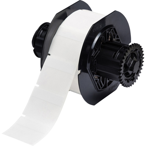 B33 Series Self-Laminating Labels, Vinyl, 1.75" L x 1.5" H, White Pronet Distribution
