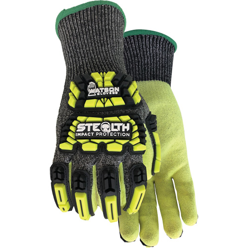 Gants r&eacute;sistants aux coupures et aux chocs Stealth Dog Fight, Petit, Paume en Fibre de verre/PEHP/Nylon/Spandex, Poignet Poignet en tricot Pronet Distribution