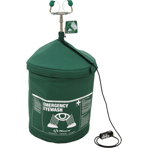 Portable Tempered Emergency Eyewash, Pressurized, 15 gal. Capacity, Meets ANSI Z358.1 Pronet Distribution