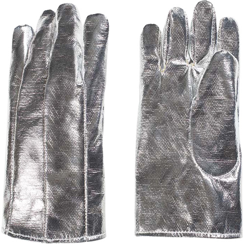 Heat Resistant Gloves, Aluminized/Kevlar&reg;, One Size, Protects Up To 800° F (426.66° C) Pronet Distribution