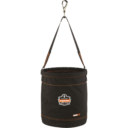 Arsenal&reg; 5970 Swiveling Hook Hoist Bucket, Nylon, 12.5" Dia. x 15" H, 100 lbs. Load Rating Pronet Distribution