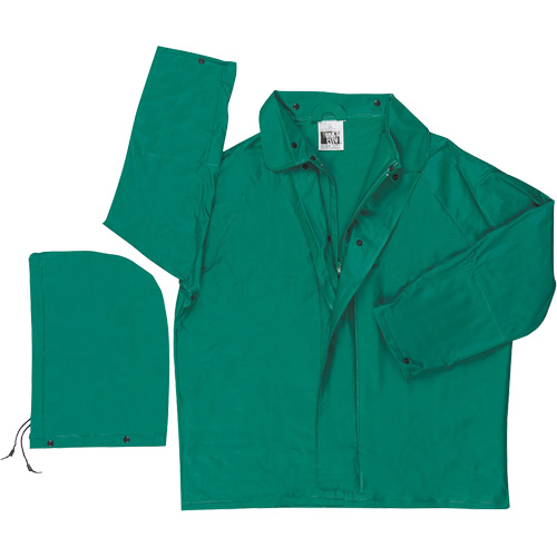 Imperm&eacute;able avec limite dinflammabilit&eacute; Dominator, Polyester/PVC, Grand, Vert Pronet Distribution