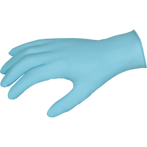 Gants jetables DuraShield, Grand, Nitrile, 3 mils, Sans poudre, Bleu Pronet Distribution