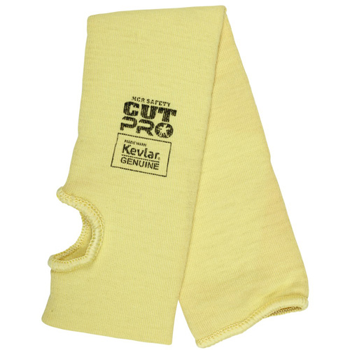 Safety Cut Pro Cut Resistant Sleeve, Kevlar&reg;, 18", ASTM ANSI Level A3, Yellow Pronet Distribution