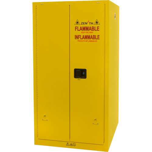 Armoire pour produits inflammables, 60 gal., 2 Porte(s), 34" La x 65" h x 34" p Pronet Distribution