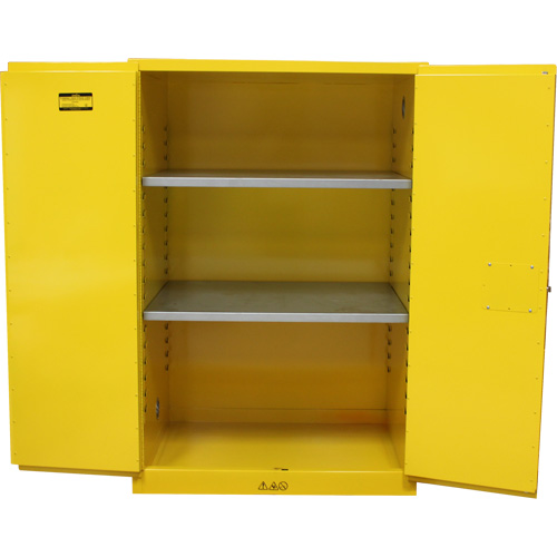 Armoire pour produits inflammables, 90 gal., 2 Porte(s), 43" La x 66" h x 34" p Pronet Distribution
