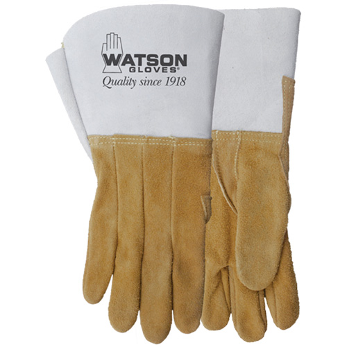 Gants de soudeur Buckweld, Cuir d'&eacute;lan refendu, Taille 8 Pronet Distribution