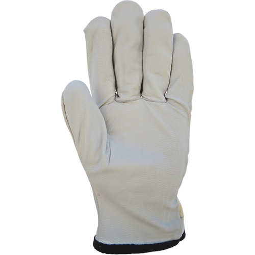 Cotton-Backed Drivers Gloves, Large, Grain Goatskin Palm Pronet Distribution