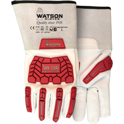 Gants r&eacute;sistant aux impacts et aux coupures Van Goat, Taille T-petit, Enveloppe en Cutshield, ASTM ANSI niveau A5/EN 388 niveau E Pronet Distribution