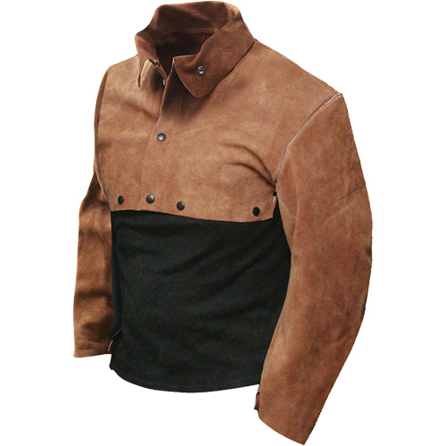 Standard Grade Leather Cape Sleeve, 2X-Large, Brown Pronet Distribution