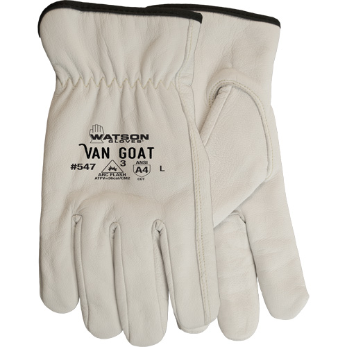 Gants de travail r&eacute;sistants aux coupures Van Goat, Grand, 36 cal/cm², Niveau 3, NFPA 70E Pronet Distribution