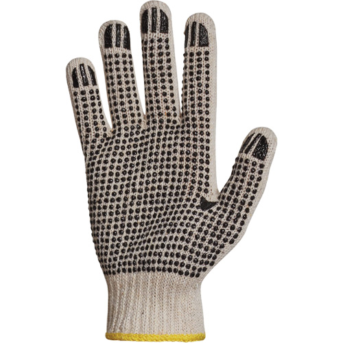 Sure Grip&reg; PVC Dotted String Knit Glove, Poly/Cotton, Single Sided, 7 Gauge, X-Small Pronet Distribution