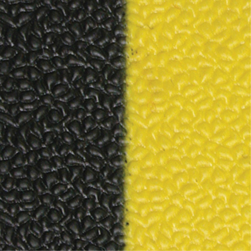 Airsoft Anti-Fatigue Mat, Pebbled, 3' x 5' x 3/8", Black/Yellow, PVC Sponge Pronet Distribution