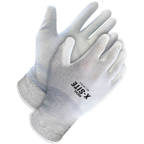 Gants enduits antistatiques X-Site, 8, R&ecirc;vetement Polyur&eacute;thane, Calibre 15, Enveloppe en Nylon/Cuivre Pronet Distribution