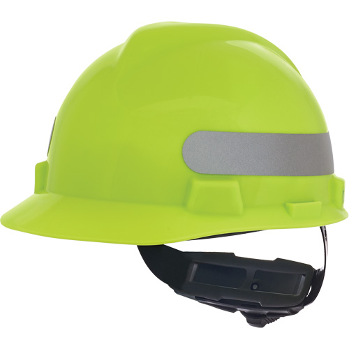 Casque de s&eacute;curit&eacute; &agrave; fentes V-Gard, R&eacute;pond aux normes CSA type 1, Suspension Rochet, Non ventil&eacute; Pronet Distribution