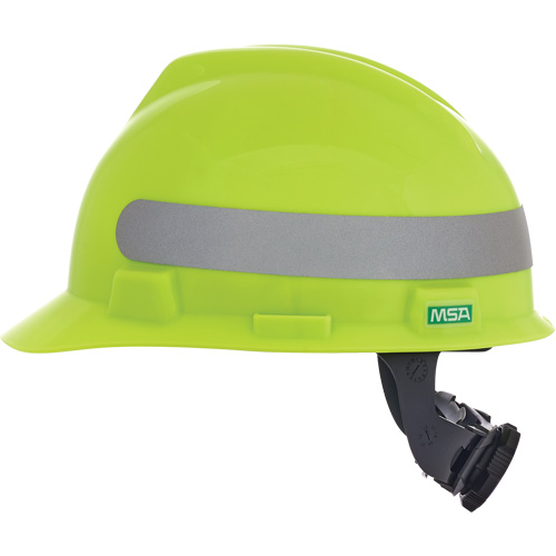 Casque de s&eacute;curit&eacute; &agrave; fentes V-Gard, R&eacute;pond aux normes CSA type 1, Suspension Rochet, Non ventil&eacute; Pronet Distribution