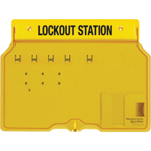 Trilingual Covered Lock Station, None Padlocks, 4 Padlock Capacity, Padlocks Not Included Pronet Distribution