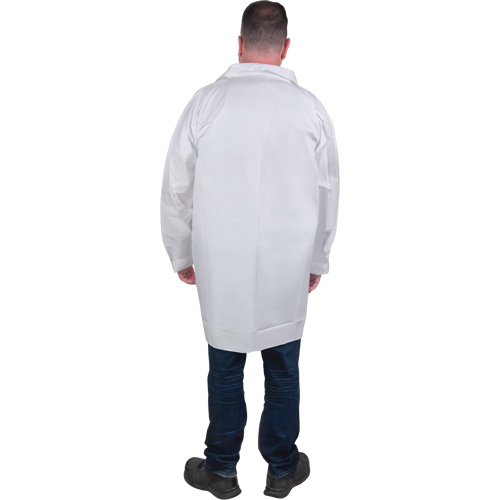 Sarraus de laboratoire de protection, Microporeux, Blanc, Moyen Pronet Distribution