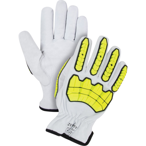 Impact & Cut Resistant Gloves, Large, Goatskin Palm, Driver Cuff Pronet Distribution