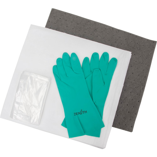 Trousse d'&eacute;quipement de lutte contre les d&eacute;versements, Huile seulement/Universel, Sac, Absorbance de 5 gal. US Pronet Distribution