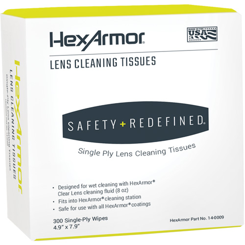 Serviettes nettoyantes pour lentilles, 4,9" x 7,9", 300 /pqt. Pronet Distribution