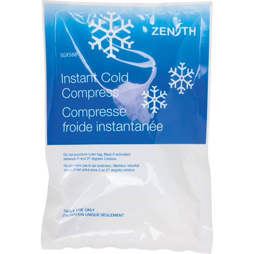 Instant Compress, Cold, Single Use, 6" x 9" Pronet Distribution