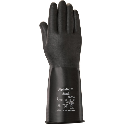 Gants AlphaTec 38-514, Taille 7, 14" lo, Caoutchouc butyle, 14 mils Pronet Distribution